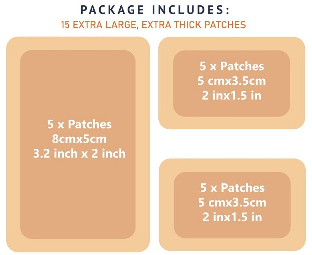 Extra Large Hydrocolloid Patches
